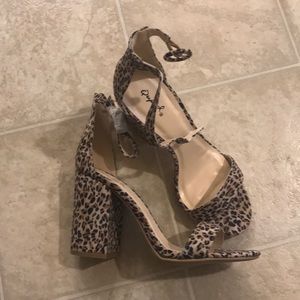 Leopard heels